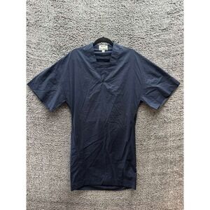 Acne Studios Cedar Tech Pop Pus15 Short Sleeve Dress Navy Blue Womens Size‎ 34